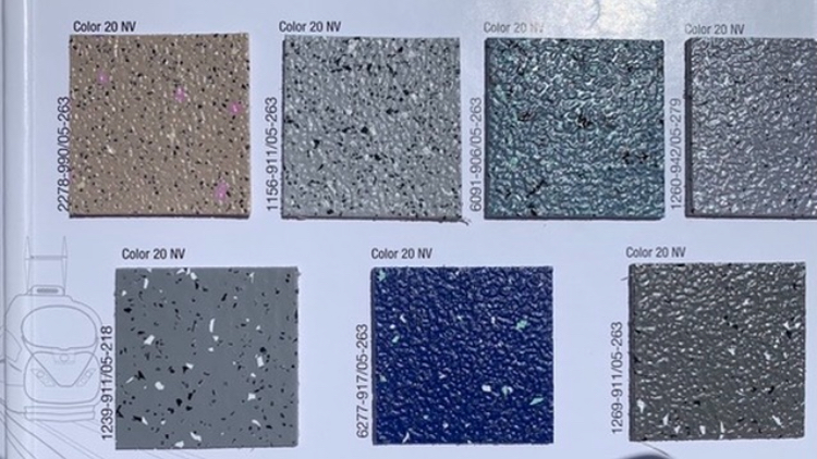 Транспортний, важкогорючий лінолеум високої зносостійкості GRABIOL STOP COLOR 20NV ( Угорщина)